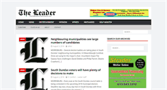 Desktop Screenshot of morrisburgleader.ca