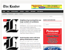 Tablet Screenshot of morrisburgleader.ca